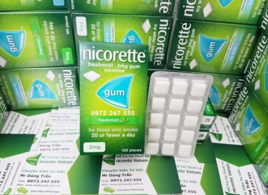 Nicorette Chewing Gum 2mg mint