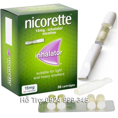 Ống hít nicotine nicorette inhaler